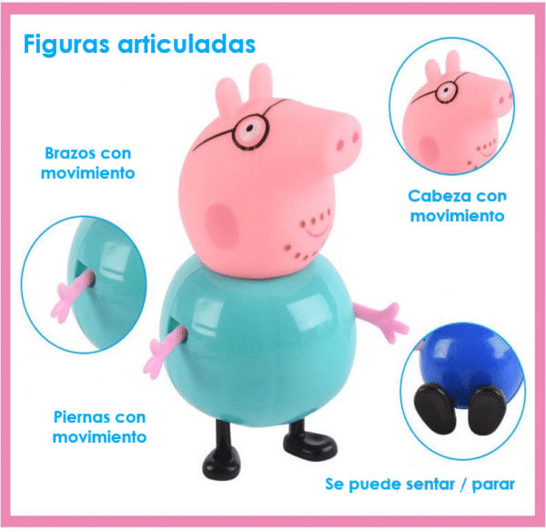 Figura Peppa Pig Coleccion Y Juego 