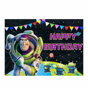 Telón de fondo decorativo para fiesta de cumpleaños Buzz Lightyear
