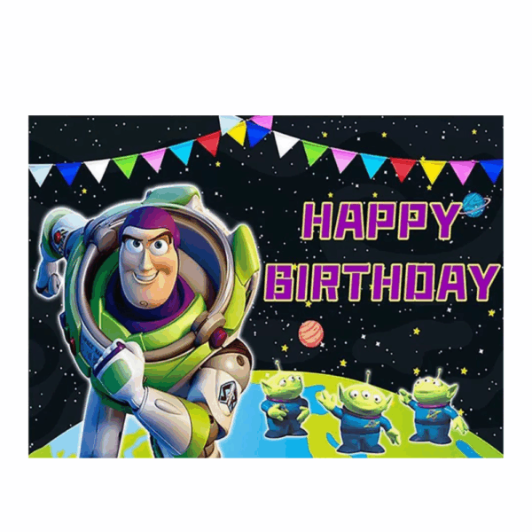telon de fondo decorativo,decoración de fiestas,cumpleaños,Buzz Lightyear