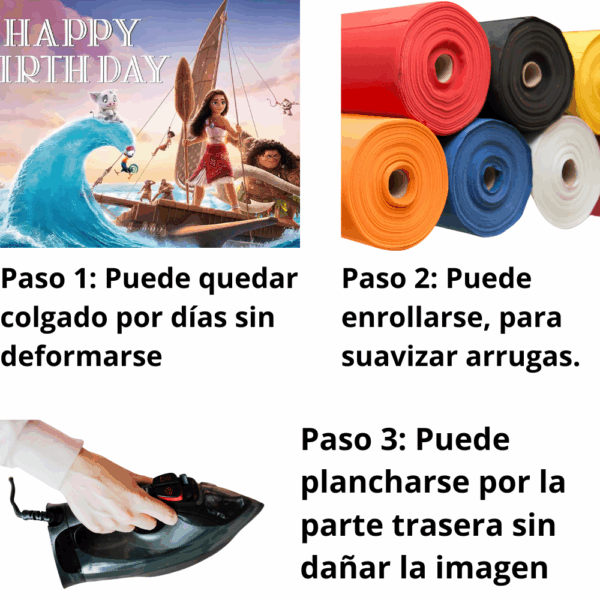 telon de fondo decorativo,decoración de fiestas,cumpleaños,Moana2