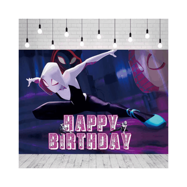 Gwen Stacy,Decoración de cumpleaños,Telon decorativo