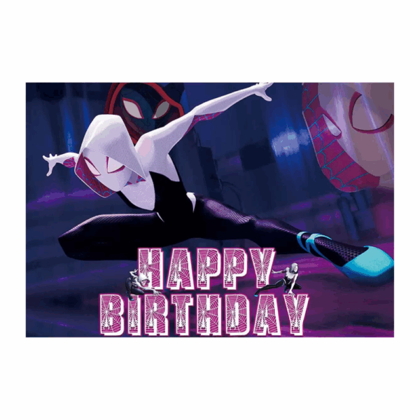 Gwen Stacy,Decoración de cumpleaños,Telon decorativo