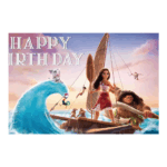 telon de fondo decorativo,decoración de fiestas,cumpleaños,Moana