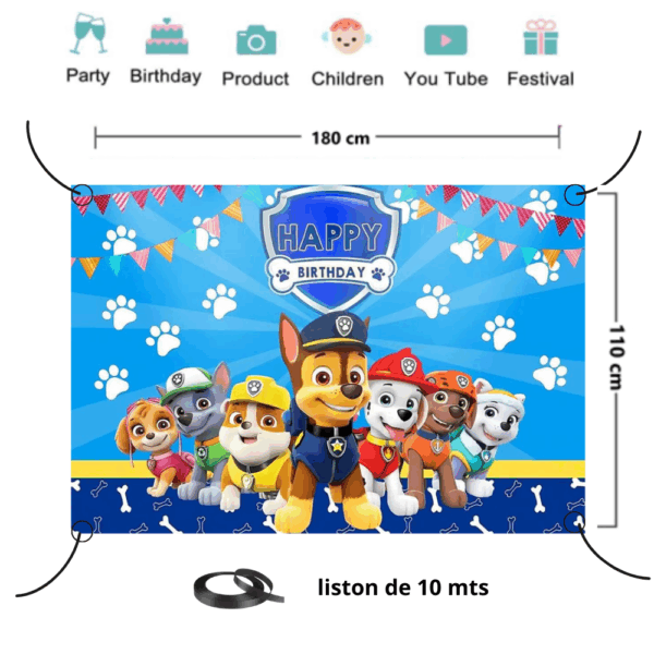 telon de fondo decorativo,decoración de fiestas,cumpleaños,Stich,Lilo