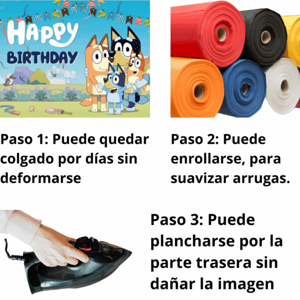 telon de fondo decorativo,decoración de fiestas,cumpleaños,Bluey