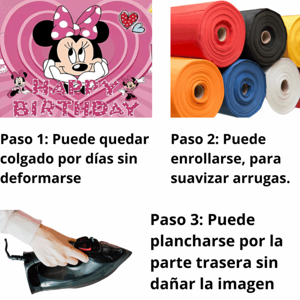 telon de fondo decorativo,decoración de fiestas,cumpleaños,Minnie