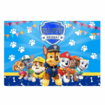 telon de fondo decorativo,decoración de fiestas,cumpleaños,Skye,Paw Patrol