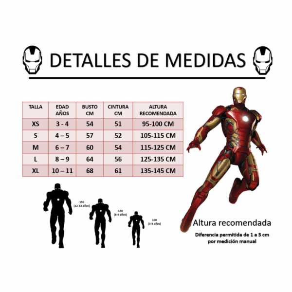 Disfraz,Ironman,Iron man